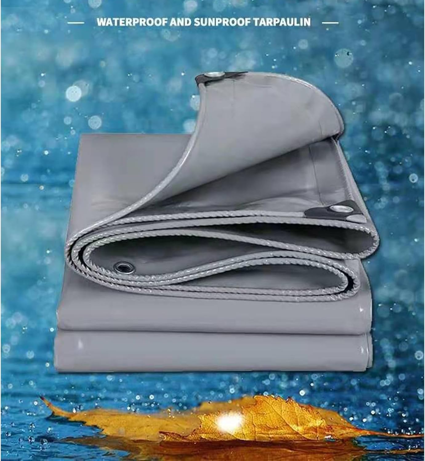 Waterproof Sauna Tarp, Heavy Duty Outdoor Cover for Wooden Sauna Room, Barrel Sauna, Camping Tent – Double-Sided Coating, Tear-Resistant, 118.1"x157.5" - Image 2